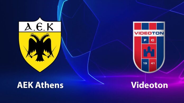 Champions League AEK vs Videoton